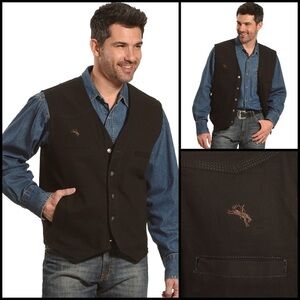 WYOMING TRADERS WOOL TEXAS CONCEALED CARRY WESTERN RUGGED DURABLE SECURE VEST M
